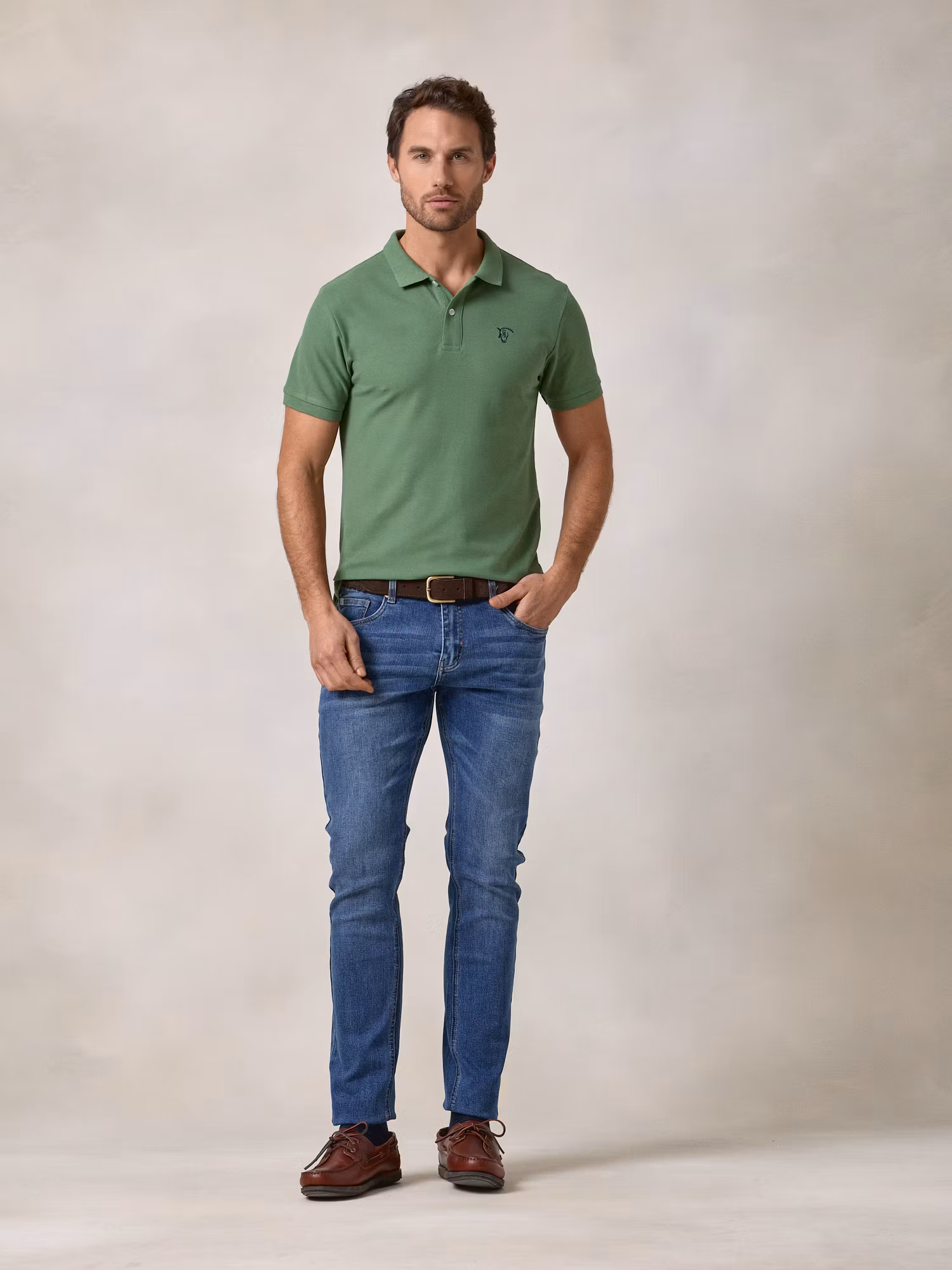 Polo Basique | Vert Lierre