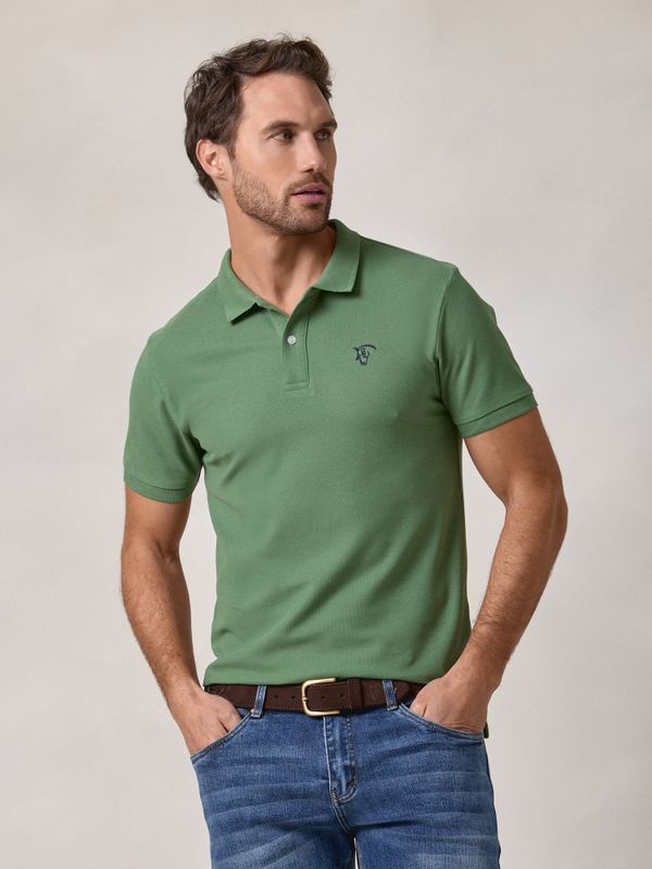 Polo Basique | Vert Lierre