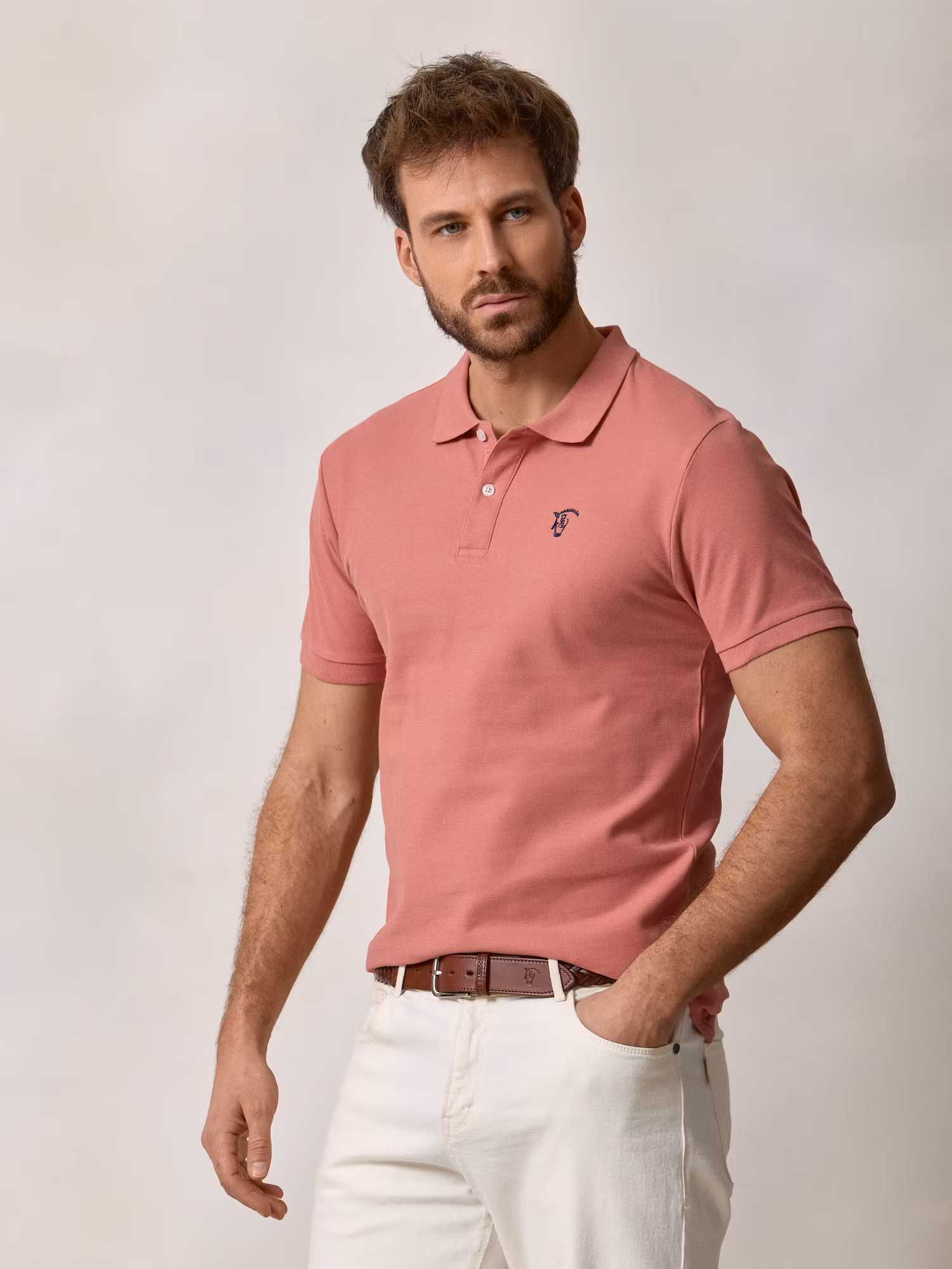 Polo Basique | Orange Corail 