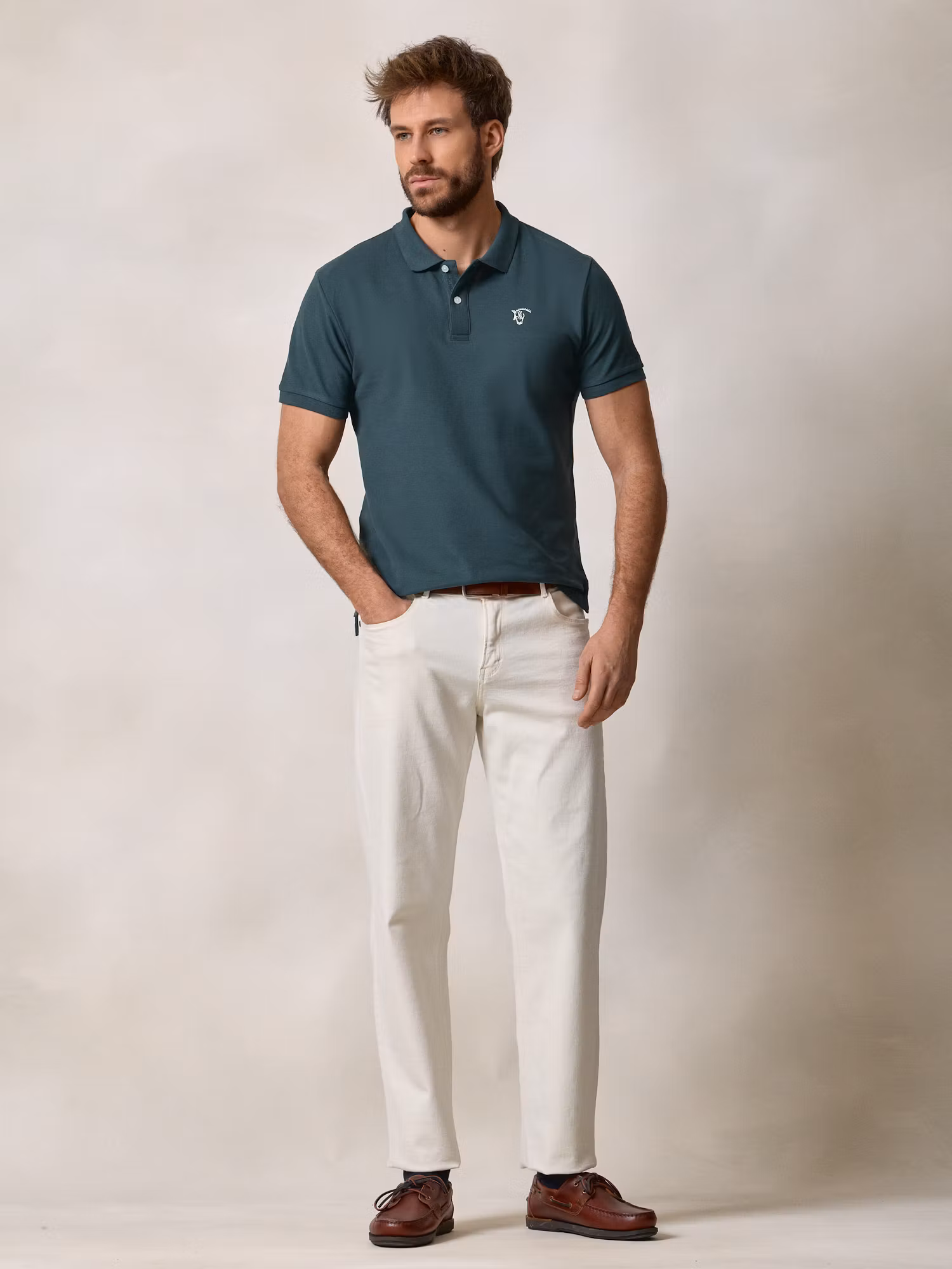 Polo Basique | Bleu Lac