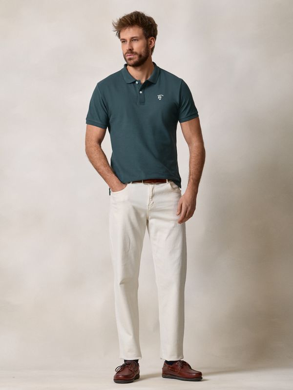 Polo Basique | Bleu Lac