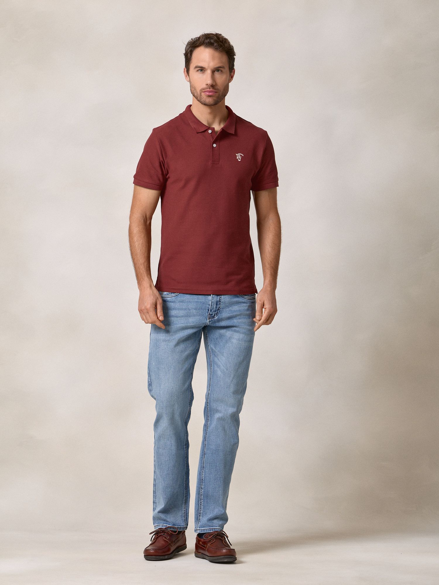 Polo Básico | Carmesí