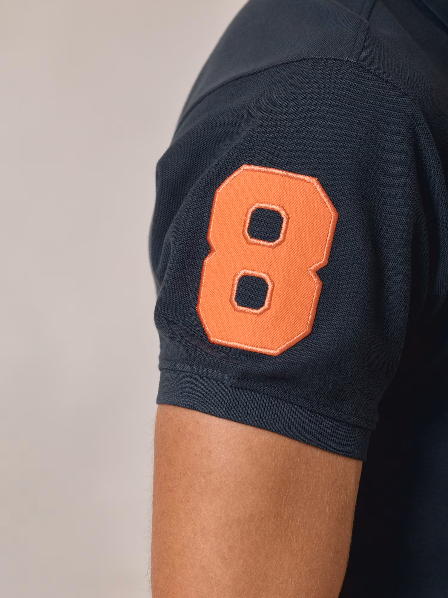 Polo Número | Azul Lago