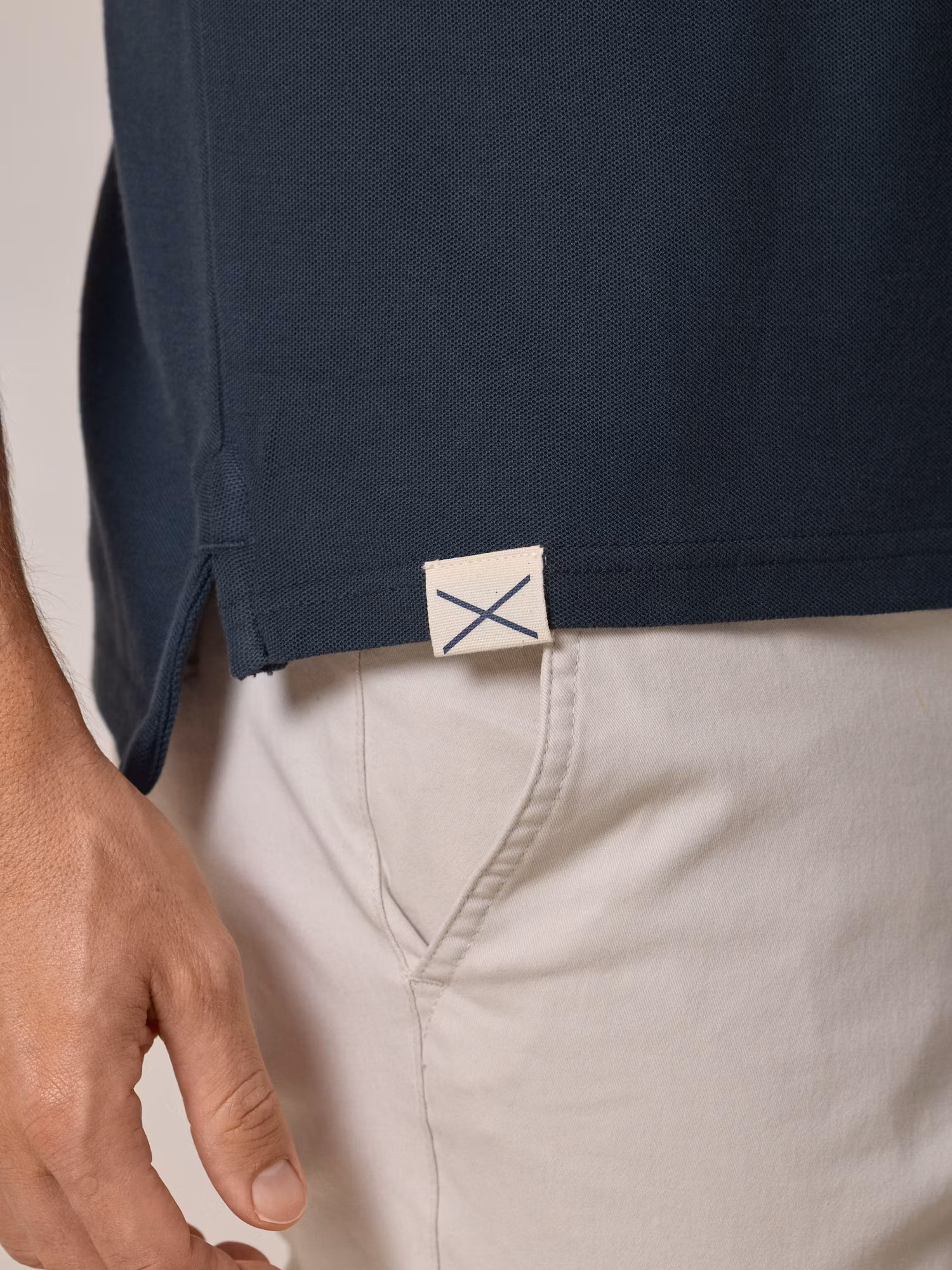 Polo Número | Azul Lago