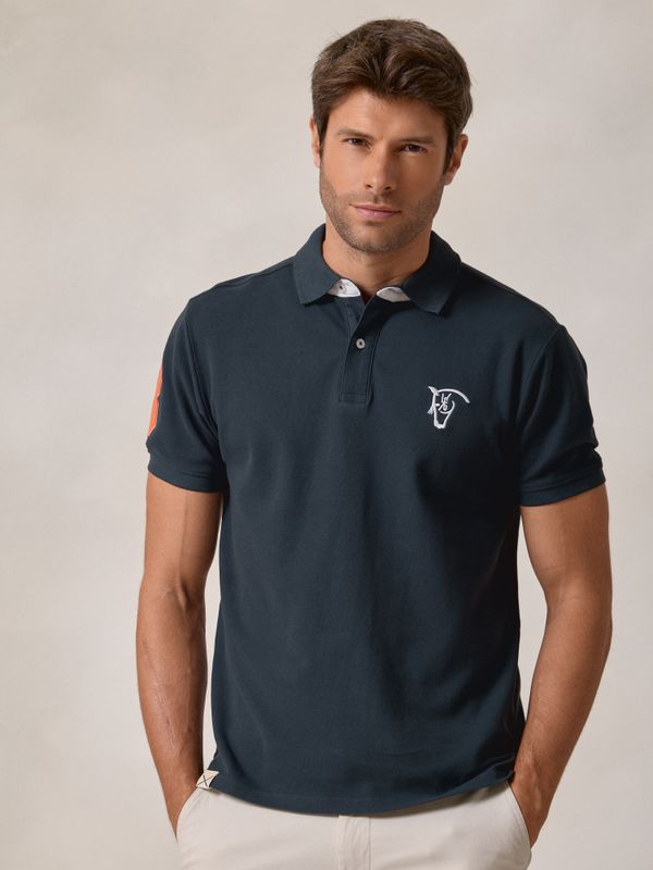 Polo Numéro | Bleu Lac