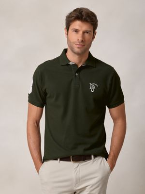 Polo Numéro | Vert Sapin