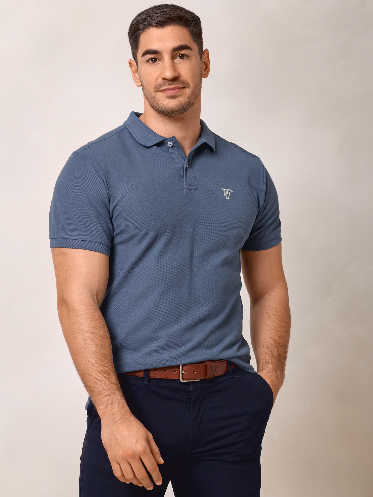 Polo Laurier Espalda | Cobalto