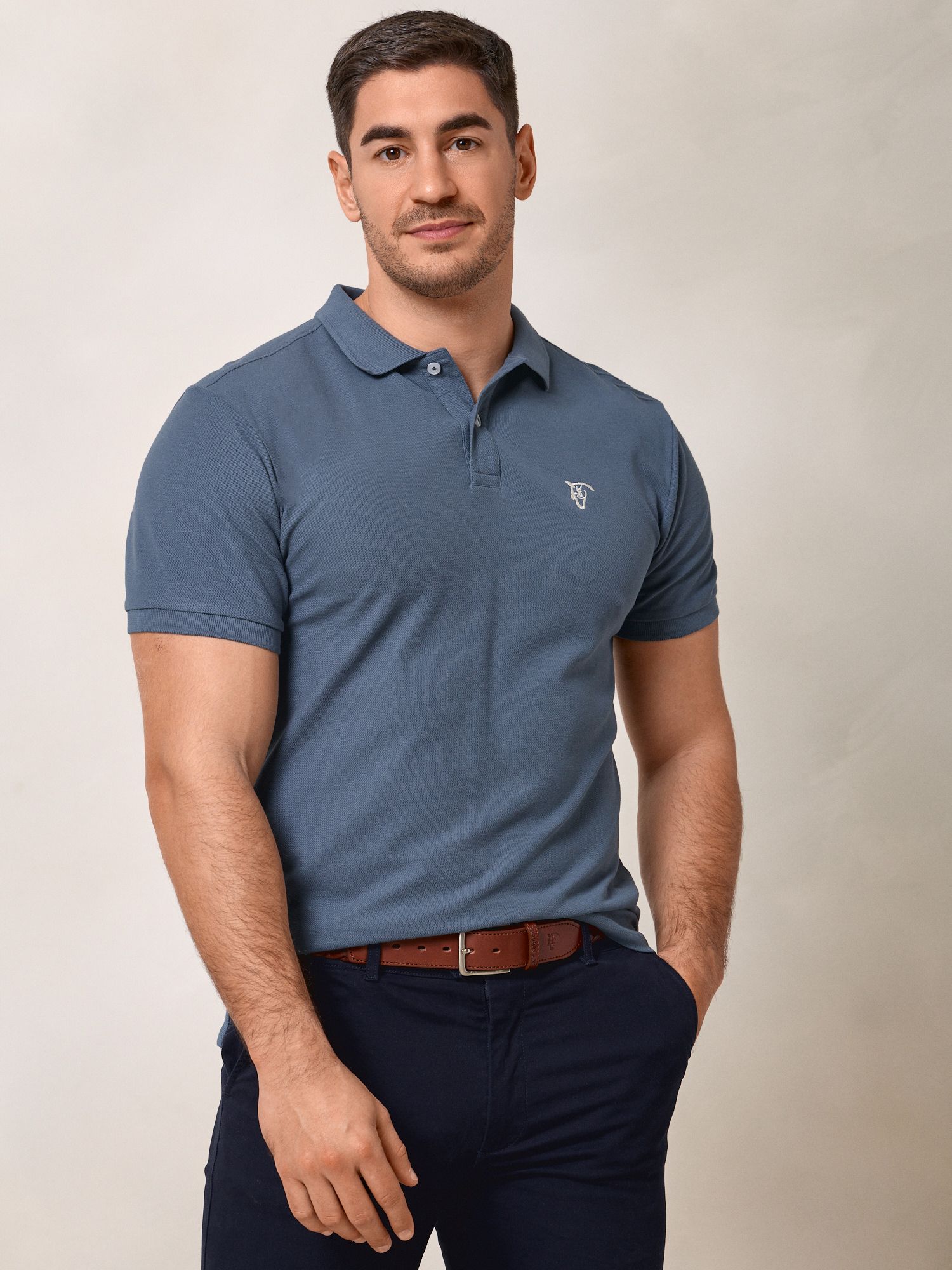 Polo Laurier Espalda | Cobalto