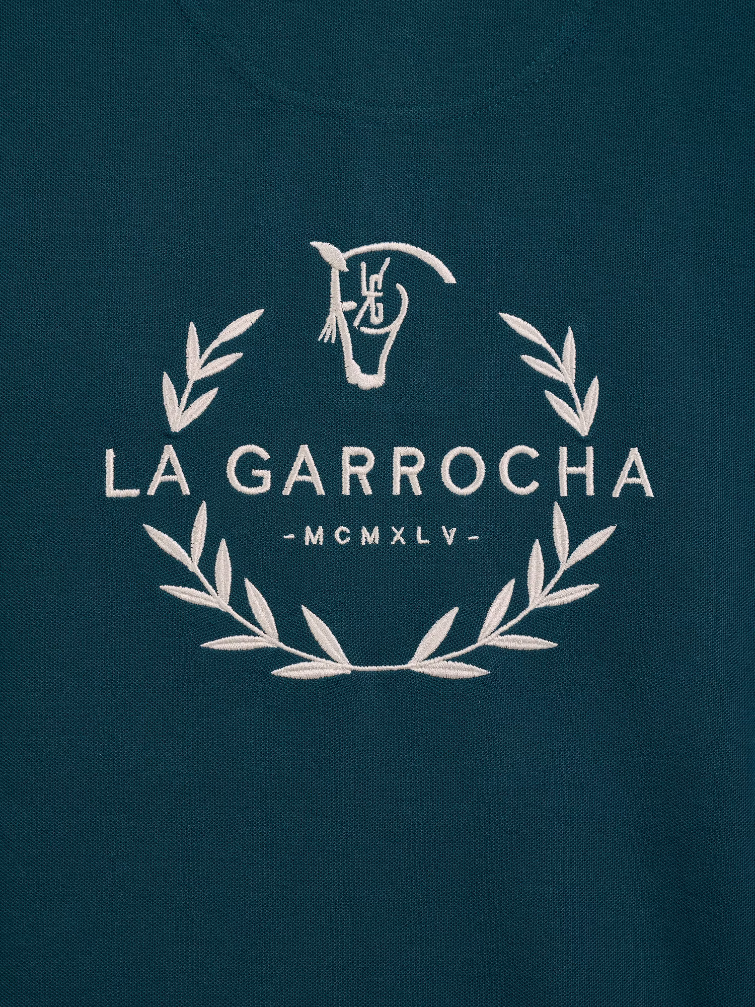 Polo Laurier Espalda | Verde Azulado