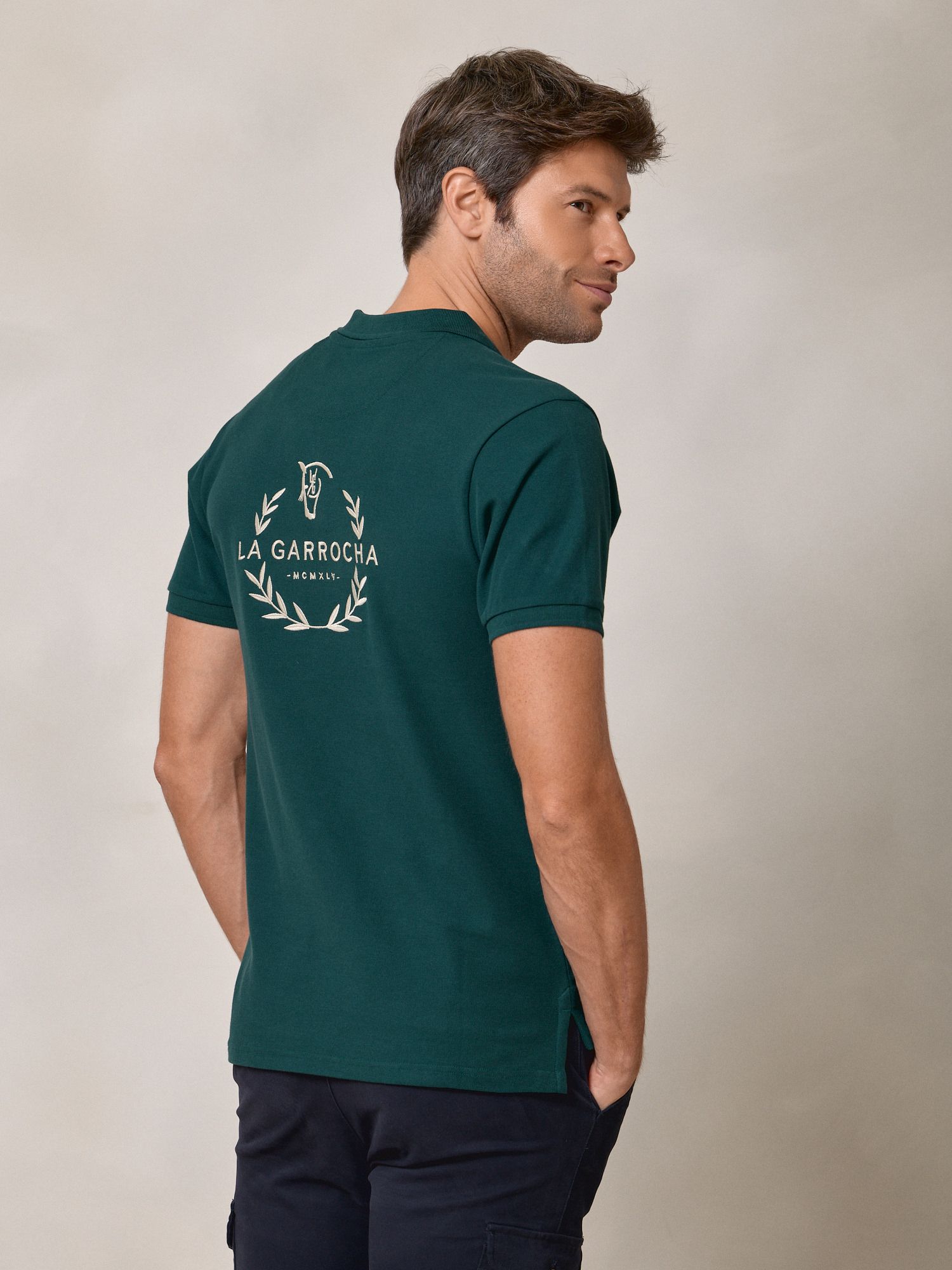 Laurier Back Polo | Teal