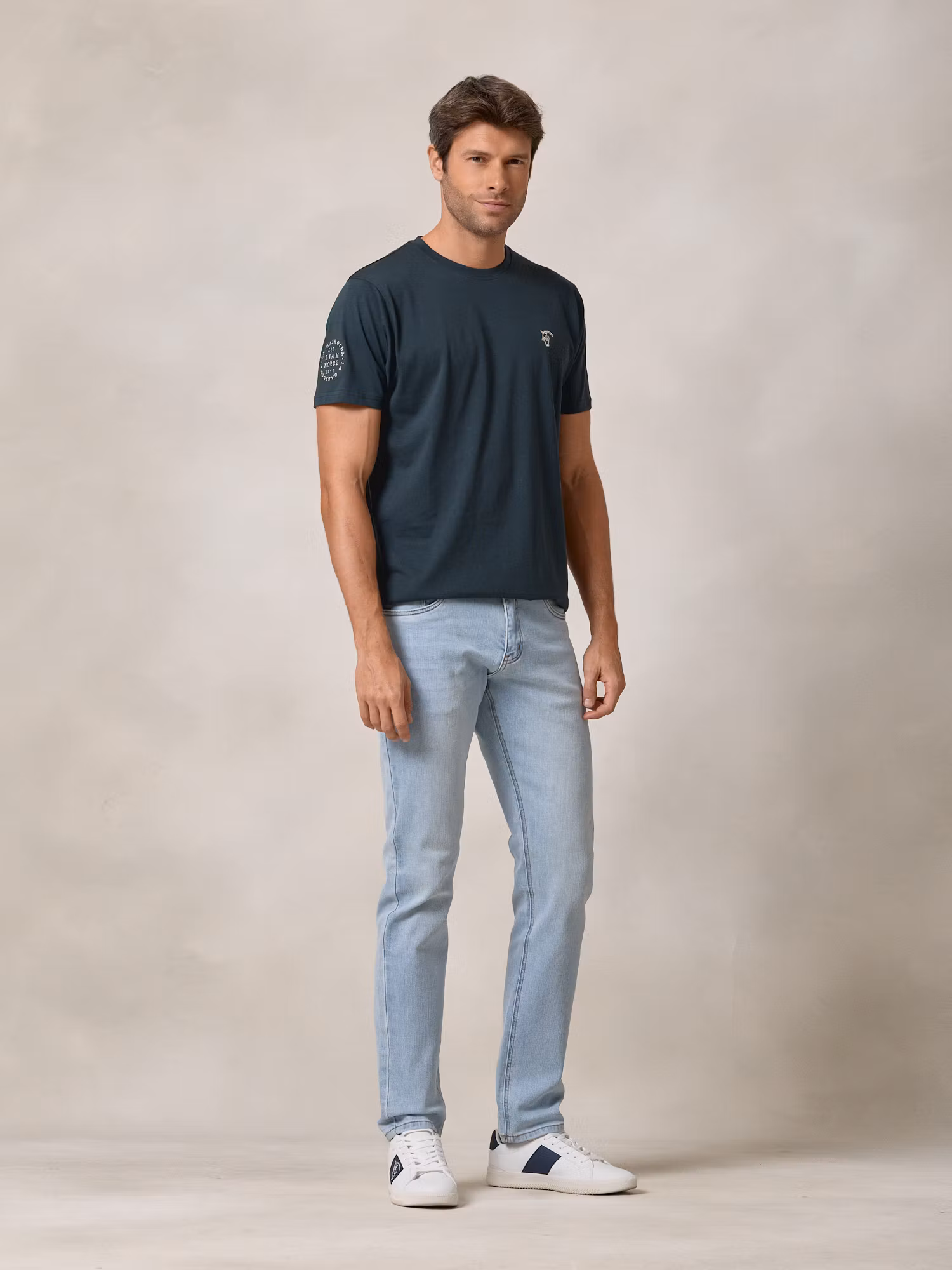 T-shirt Team | Azul Lago