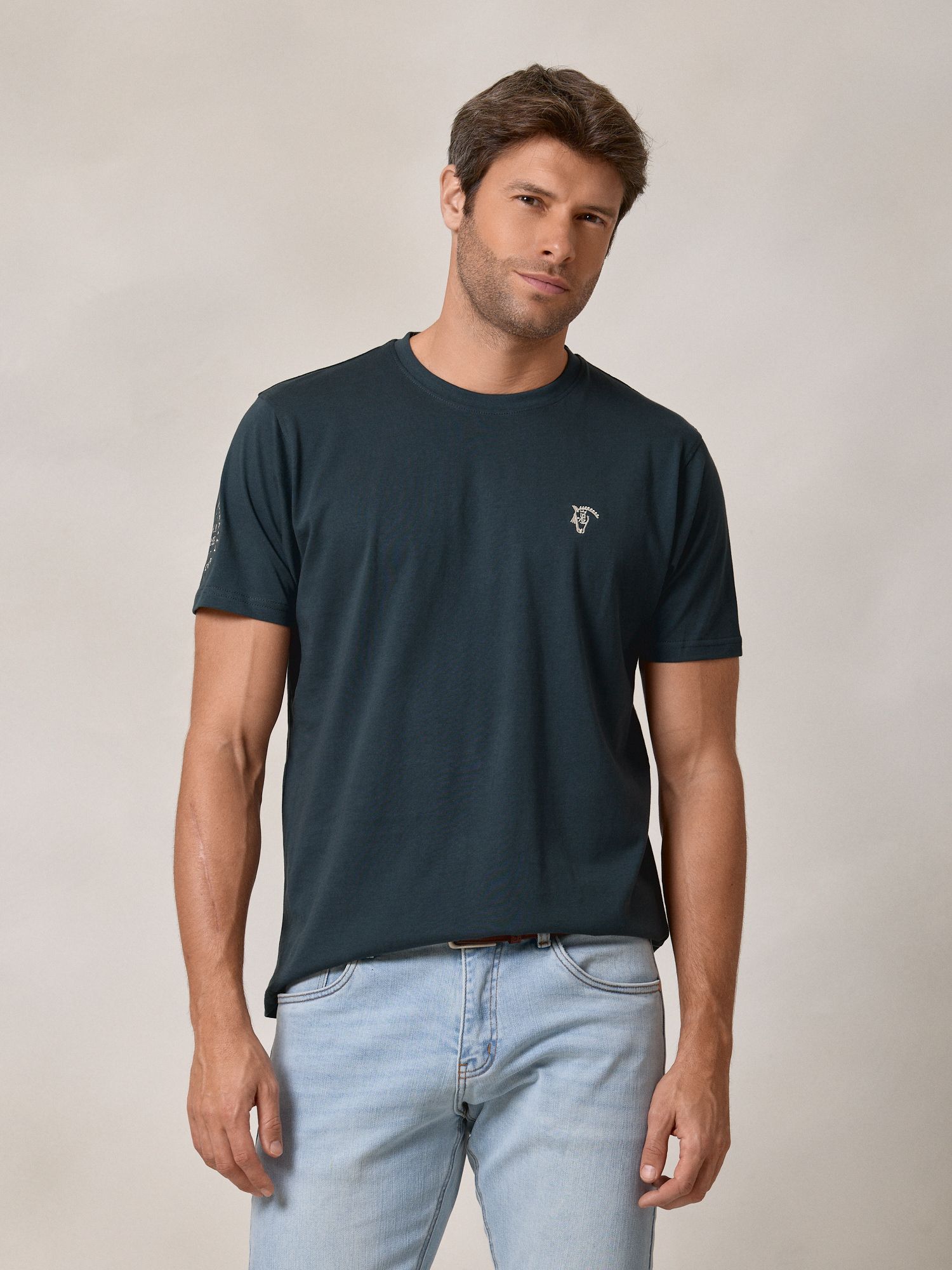 T-shirt Team | Azul Lago