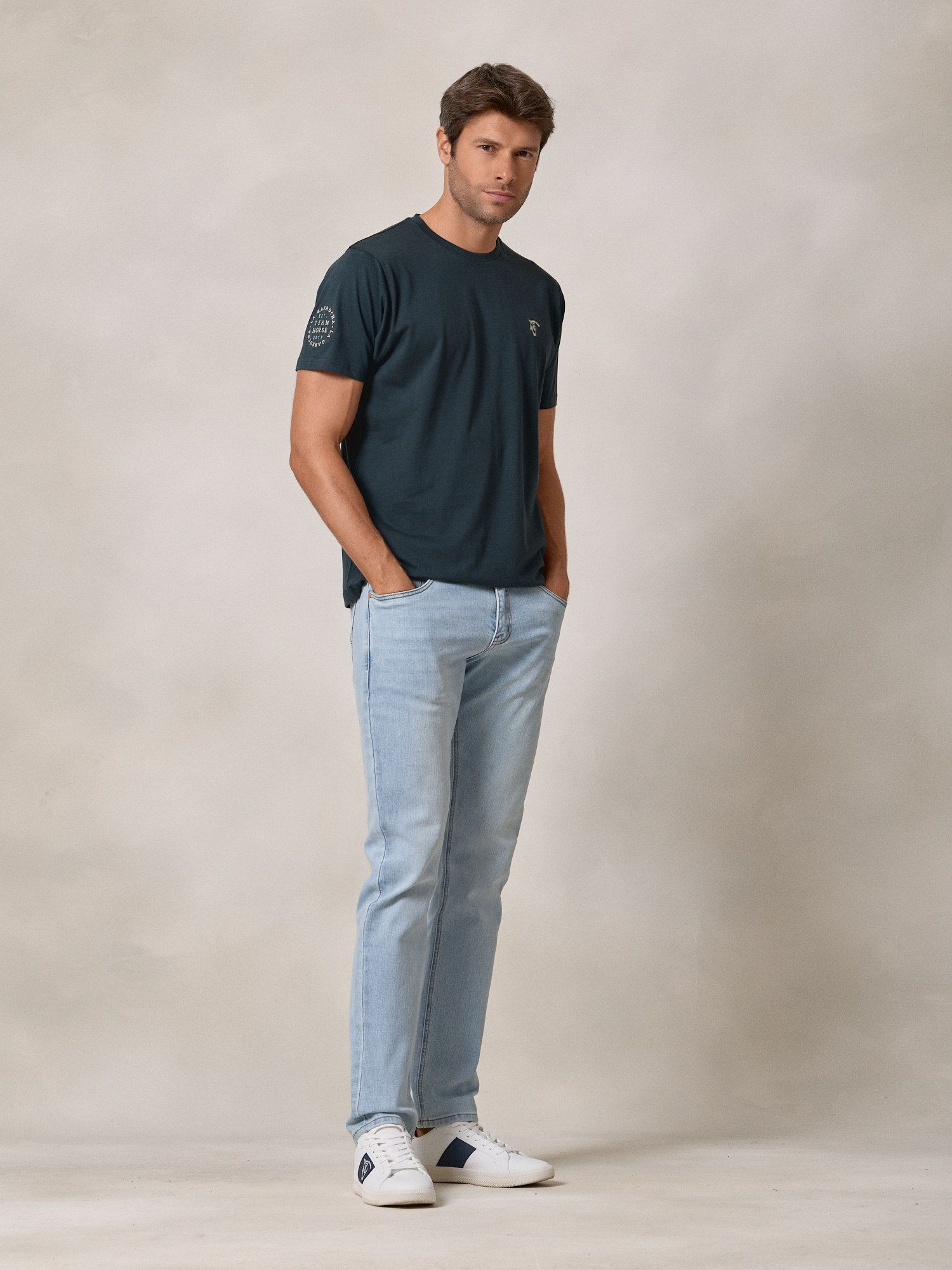 T-shirt Team | Azul Lago