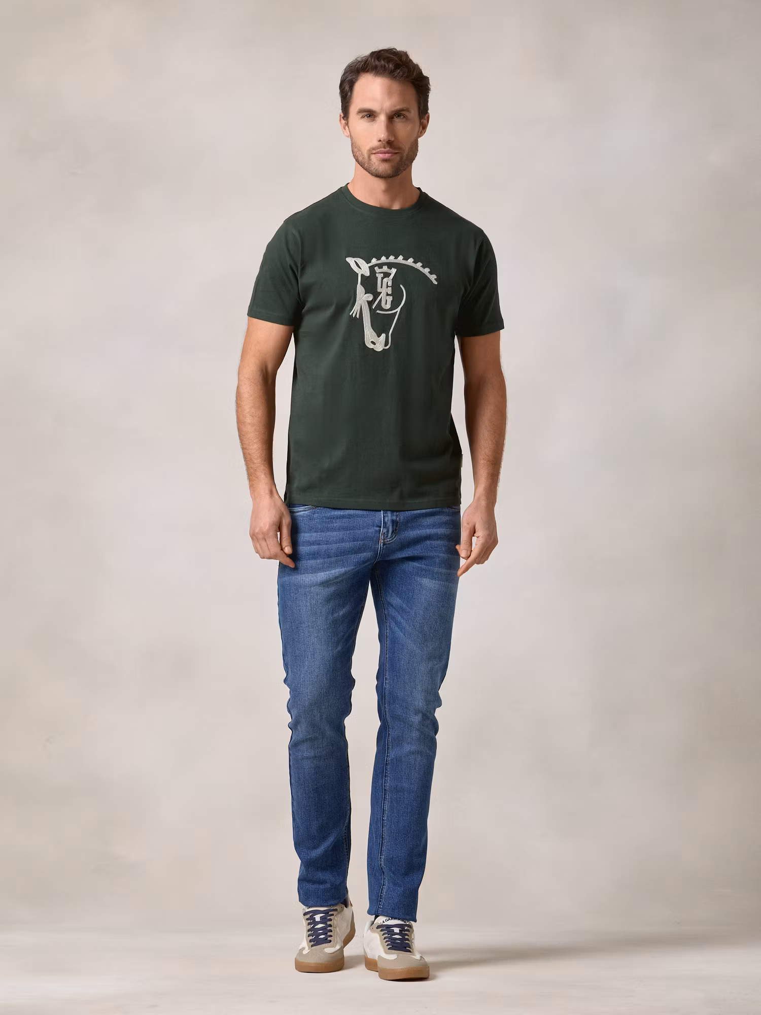 T-shirt Cheval | Vert Sapin