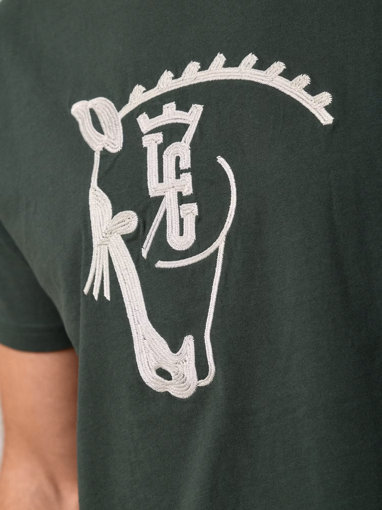 T-shirt Cheval | Vert Sapin