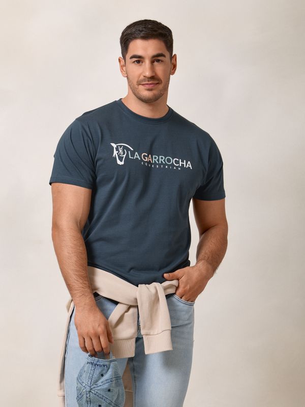 T-shirt Equestrian | Azul Lago
