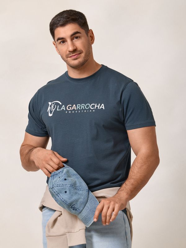 Camiseta Equestrian | Azul Lago