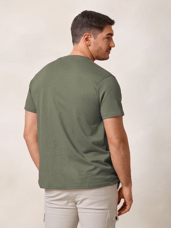 T-shirt Equestrian | Kaki