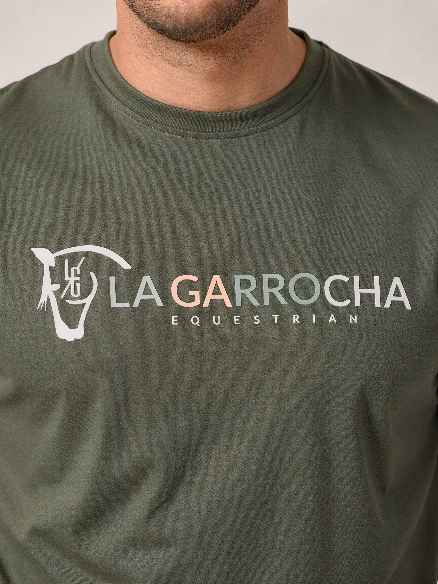 T-shirt Equestrian | Kaki