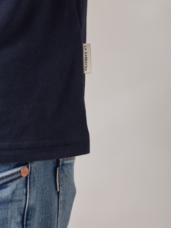 T-shirt Clássica Chicote | Azul Marinho