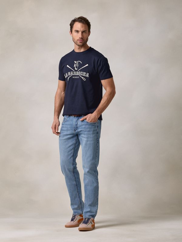 T-shirt Clássica Chicote | Azul Marinho