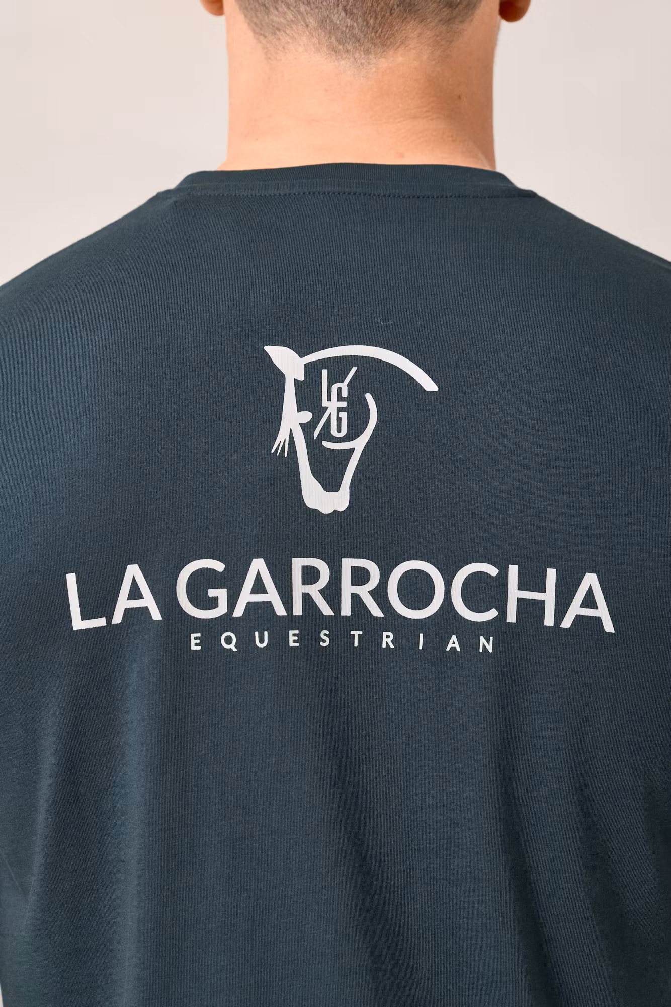 T-shirt Marque Dos | Bleu Lac