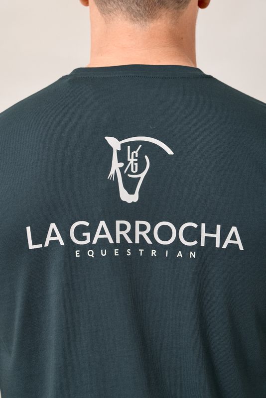 T-shirt Marque Dos | Bleu Lac