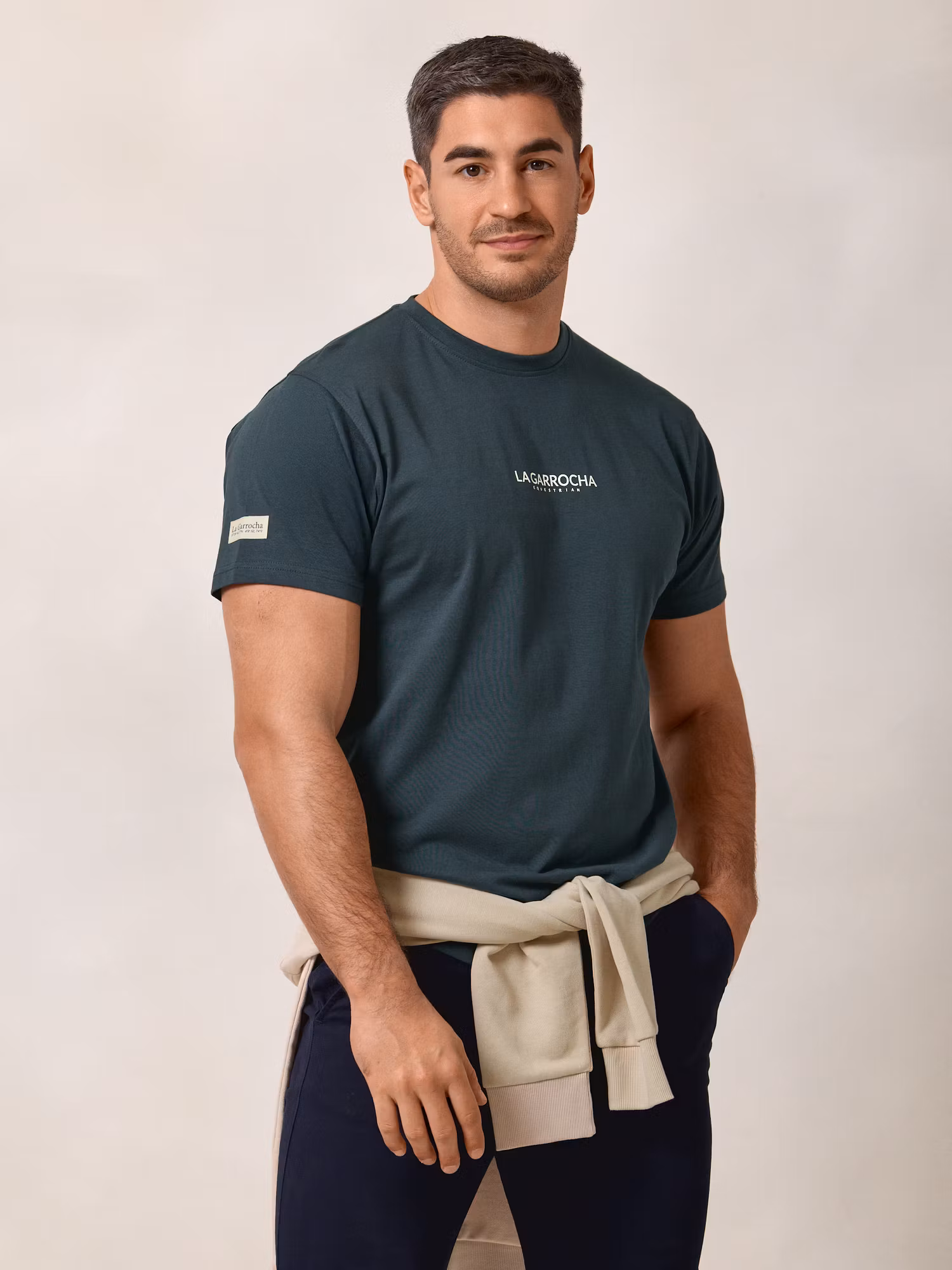 T-shirt Marque Dos | Bleu Lac