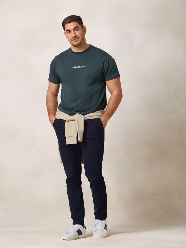 Camiseta Brand Espalda | Azul Lago