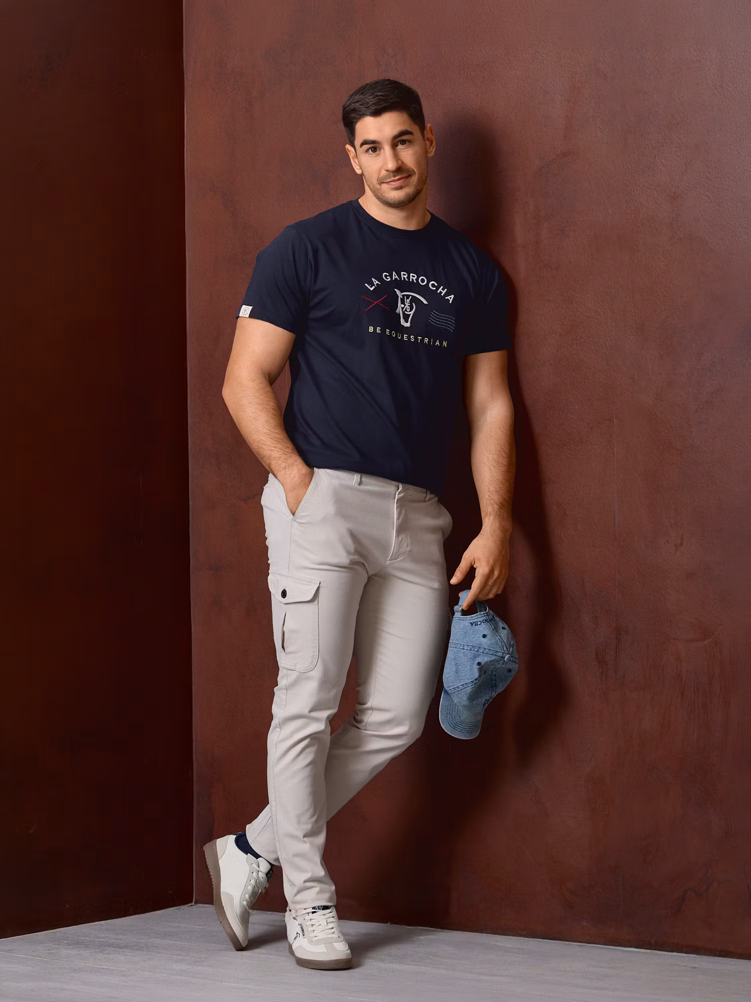 Camiseta Be Equestrian | Marino