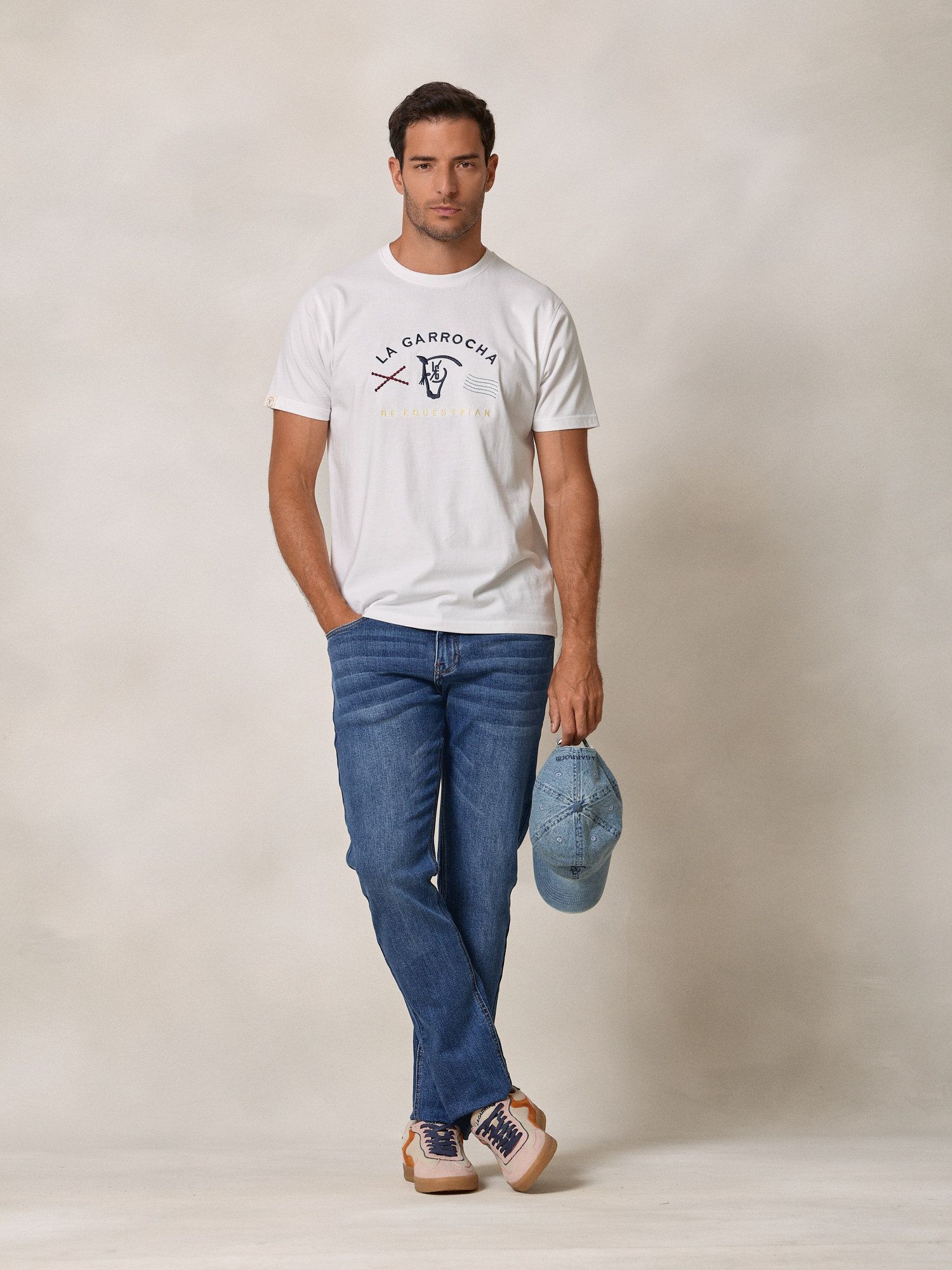 T-shirt Be Equestrian | Blanc