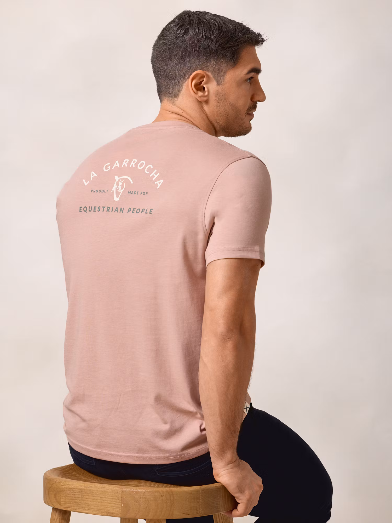 Camiseta com estampa nas costas | Rosa 