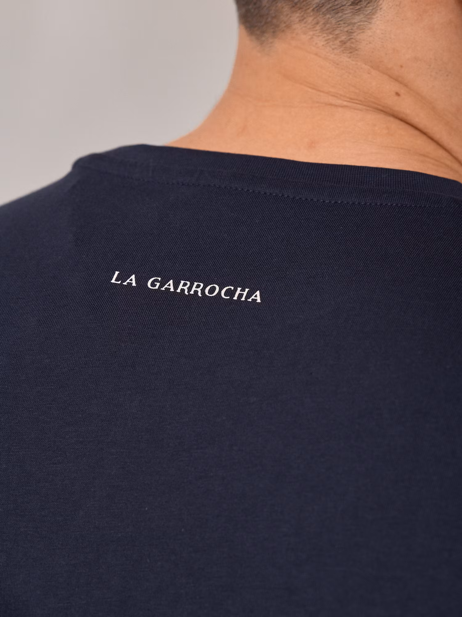 T-shirt à manches contrastantes | Bleu Marine