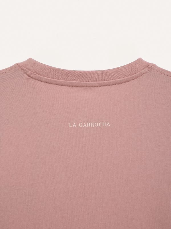 T-shirt à manches contrastantes | Rose