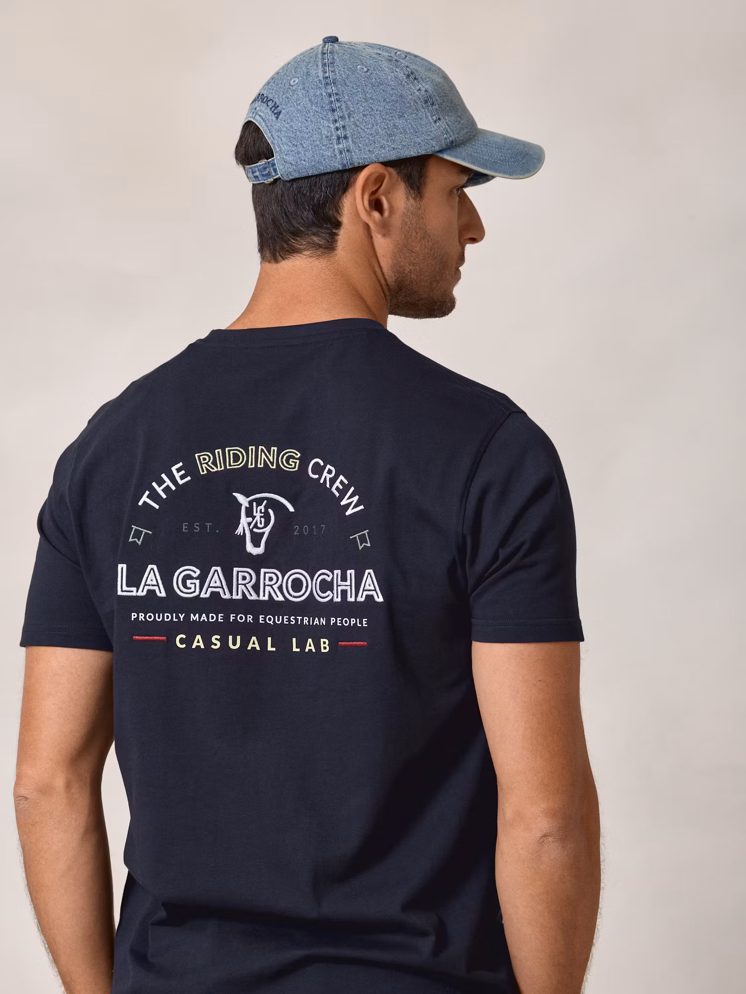 T-shirt Riding Crew | Azul Marinho
