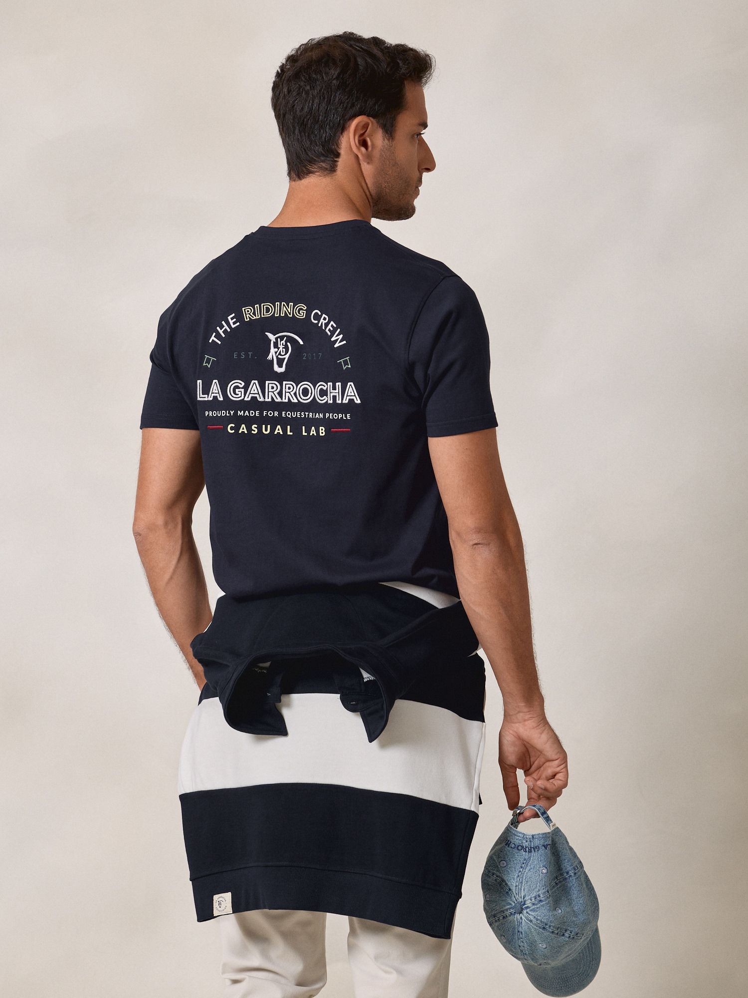 T-shirt Riding Crew | Bleu Marine