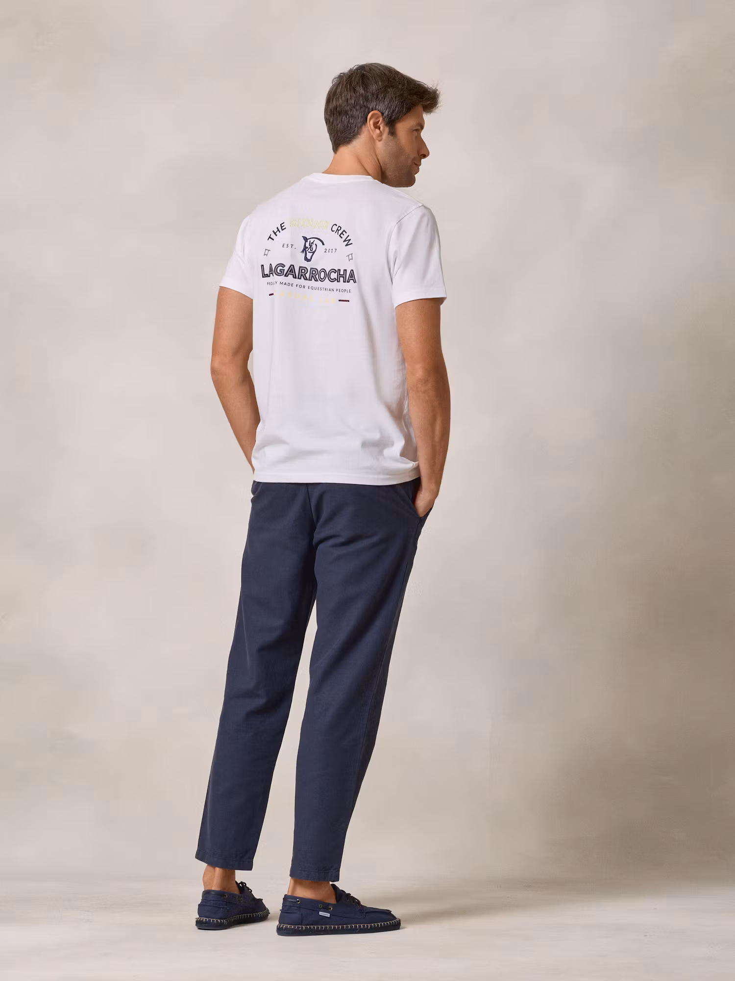 T-shirt Riding Crew | Branco