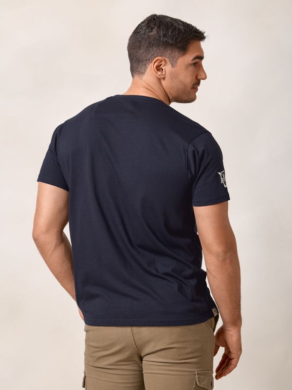 Varsity T-shirt | Navy Blue