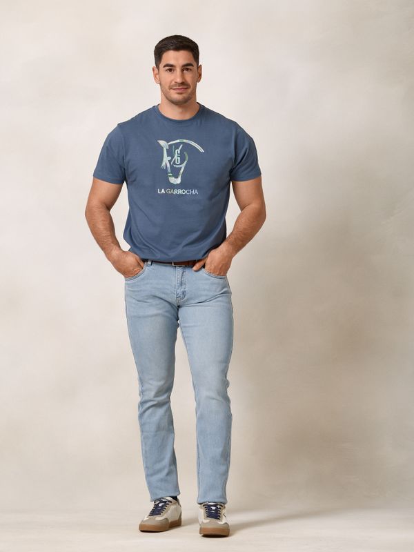 T-shirt multicolorida | Cobalto