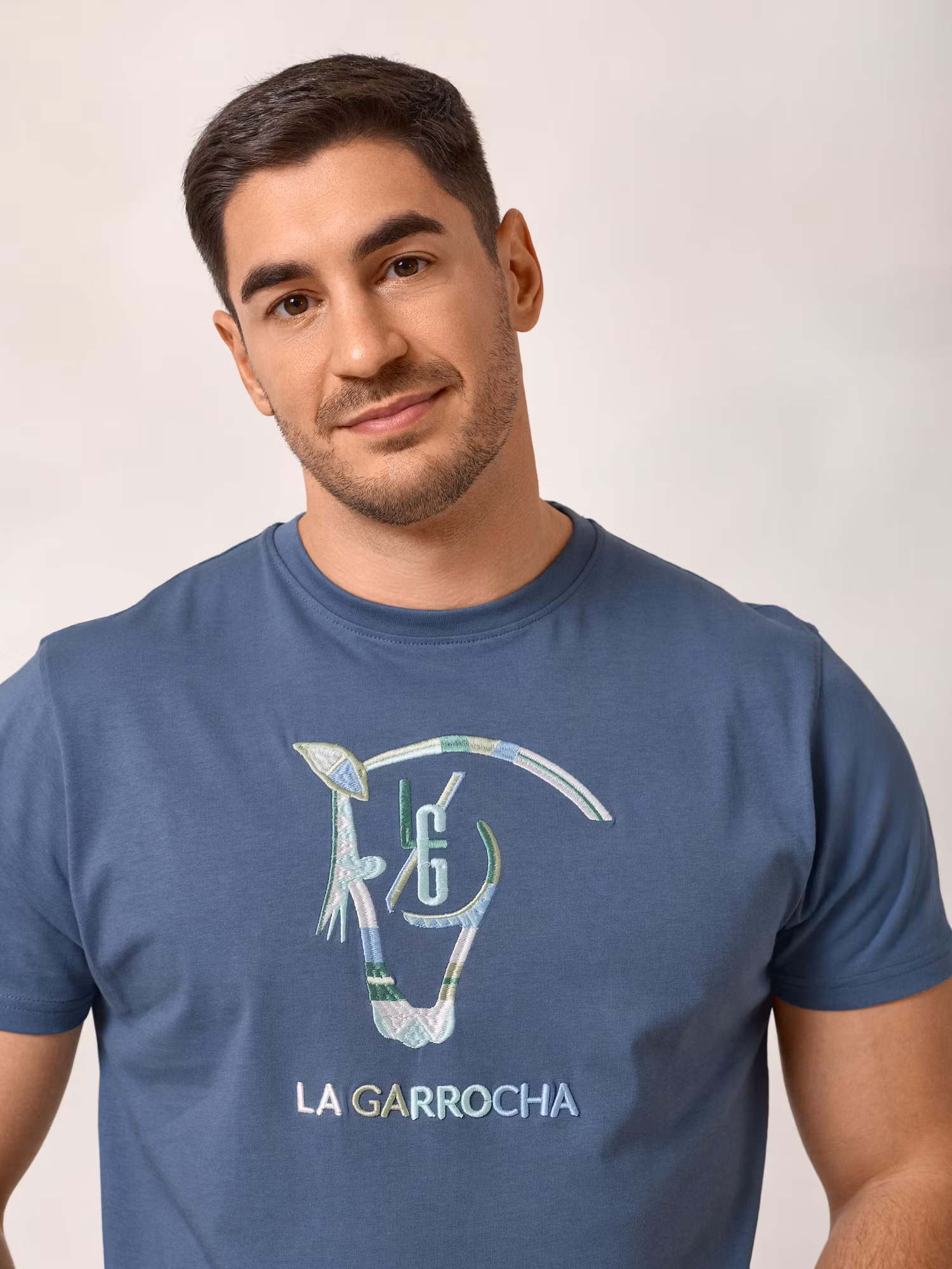 T-shirt multicolore | Bleu Cobalt