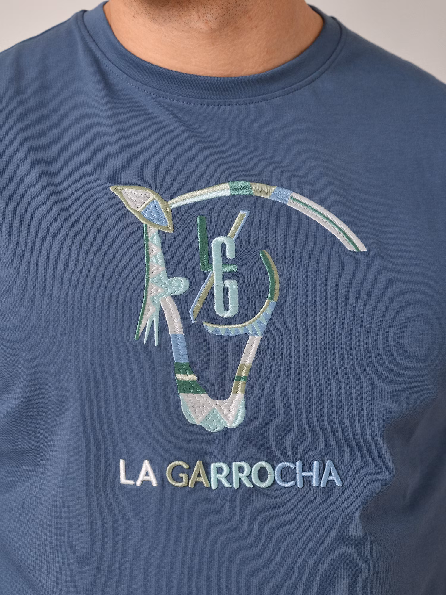 T-shirt multicolore | Bleu Cobalt