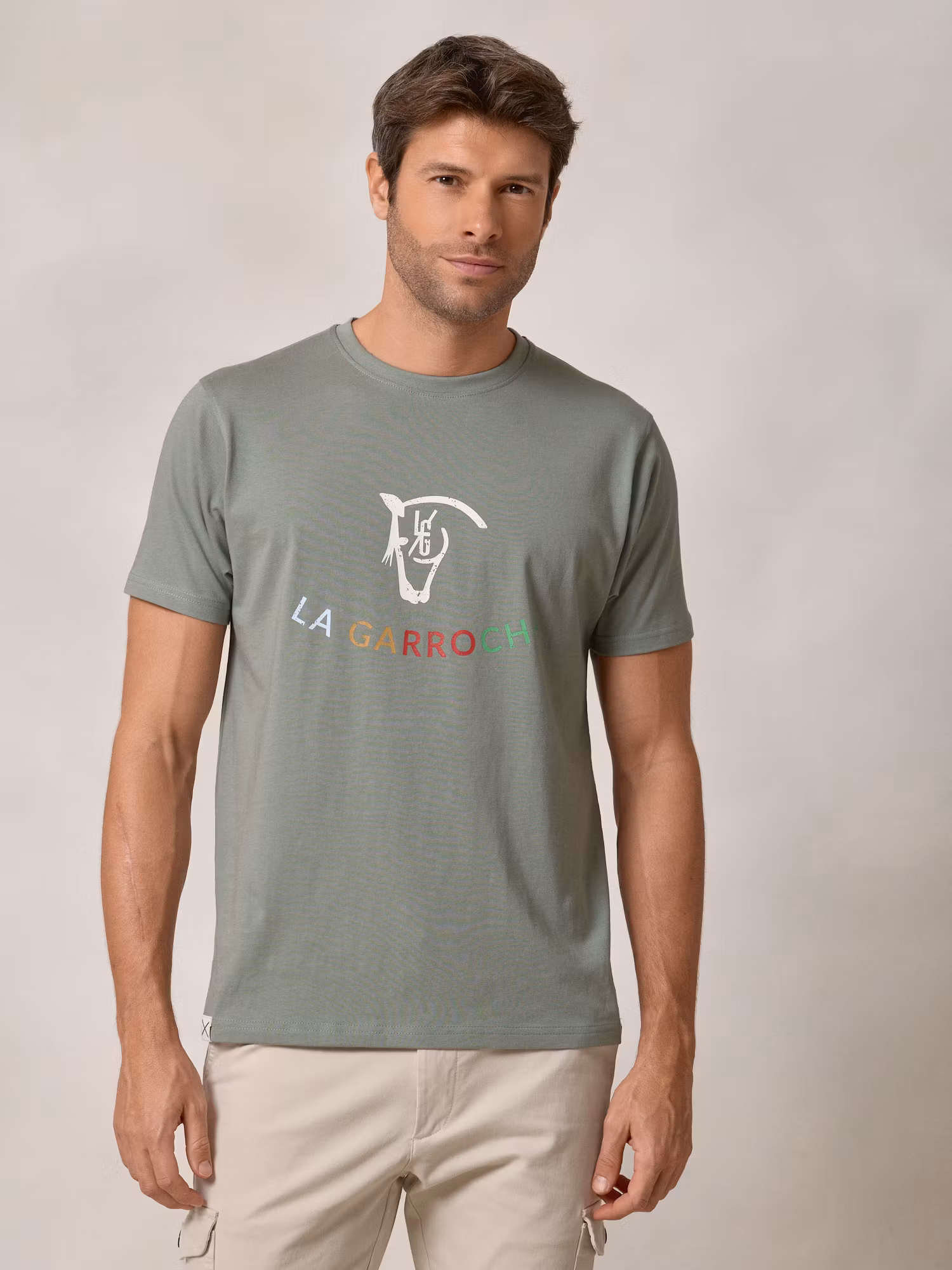Camiseta com estampa desgastada | Azul Oceano