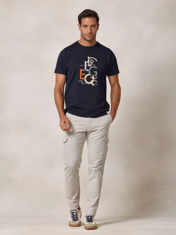 Patch LG EQ T-shirt | Navy Blue