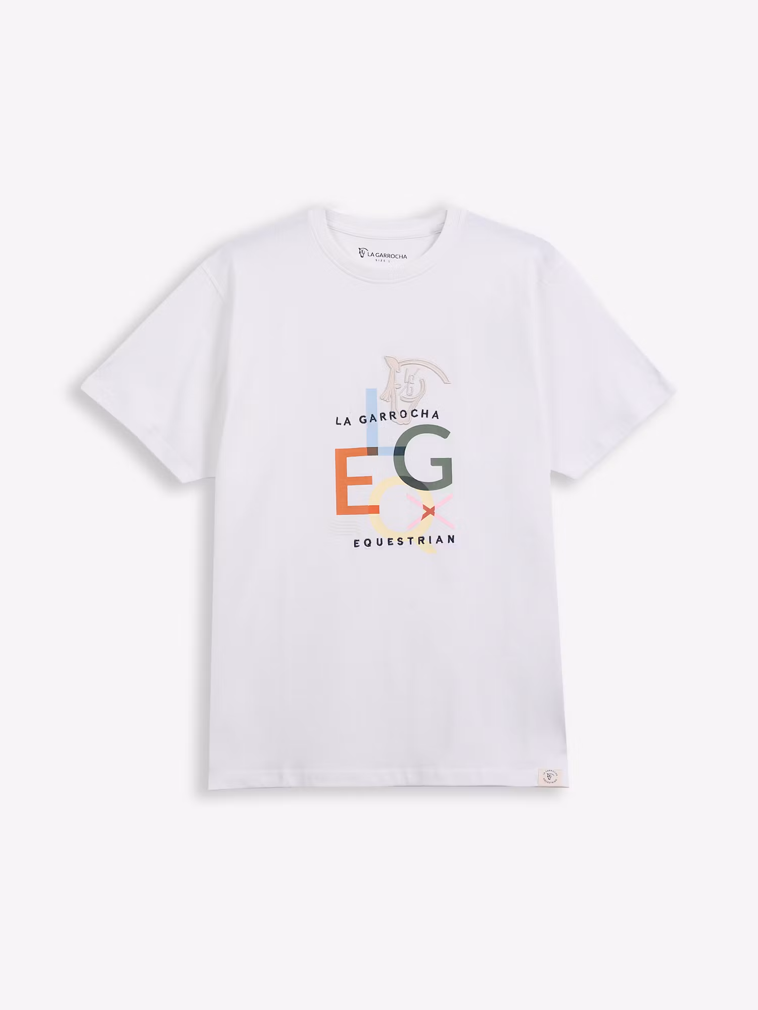 Camiseta Patch LG EQ | Blanco