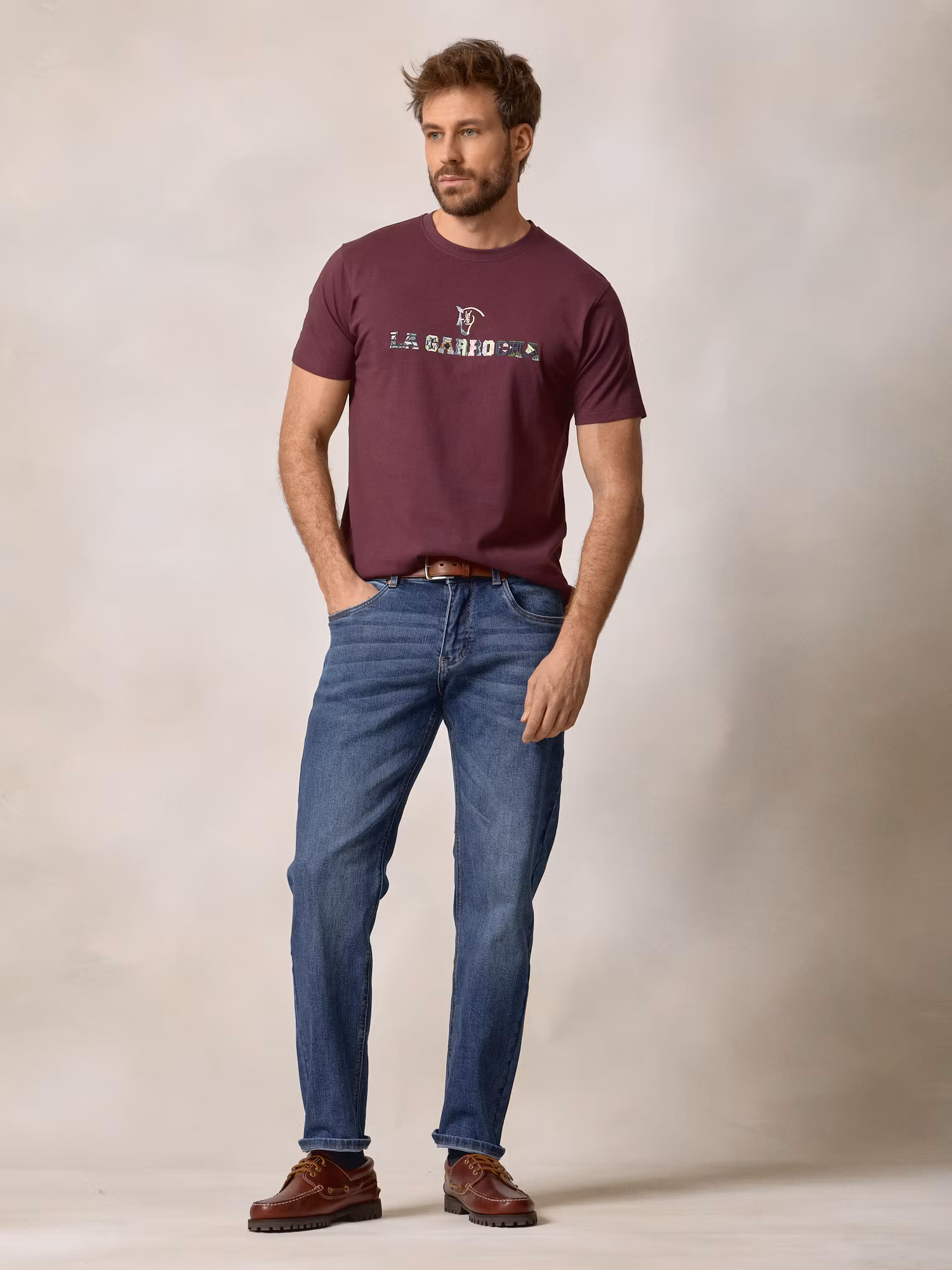 T-shirt Étnica com Aplique | Malva