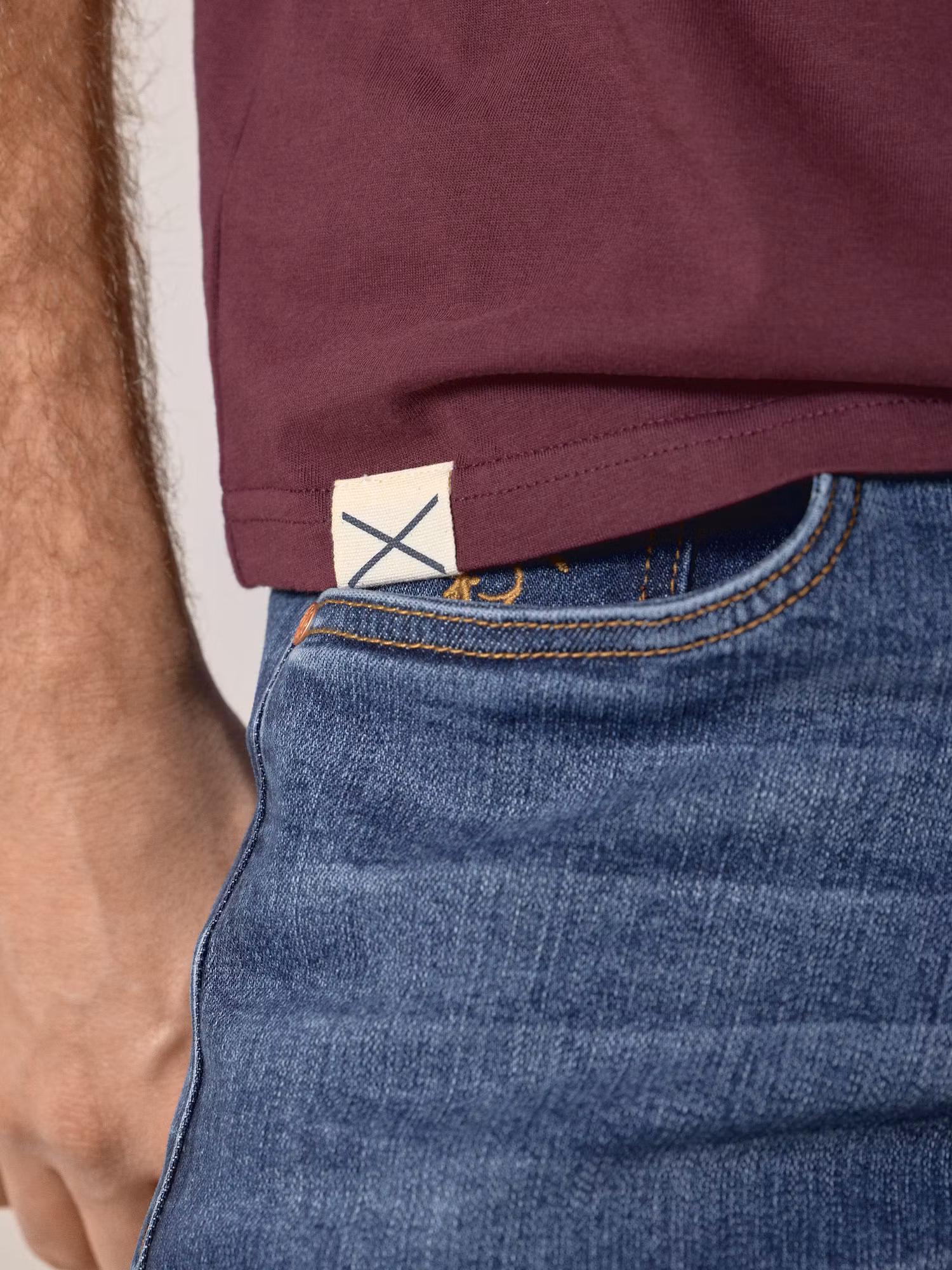 T-shirt Étnica com Aplique | Malva