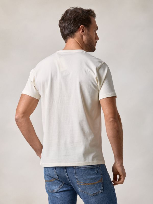 T-shirt Cavalo Bordado | Cru