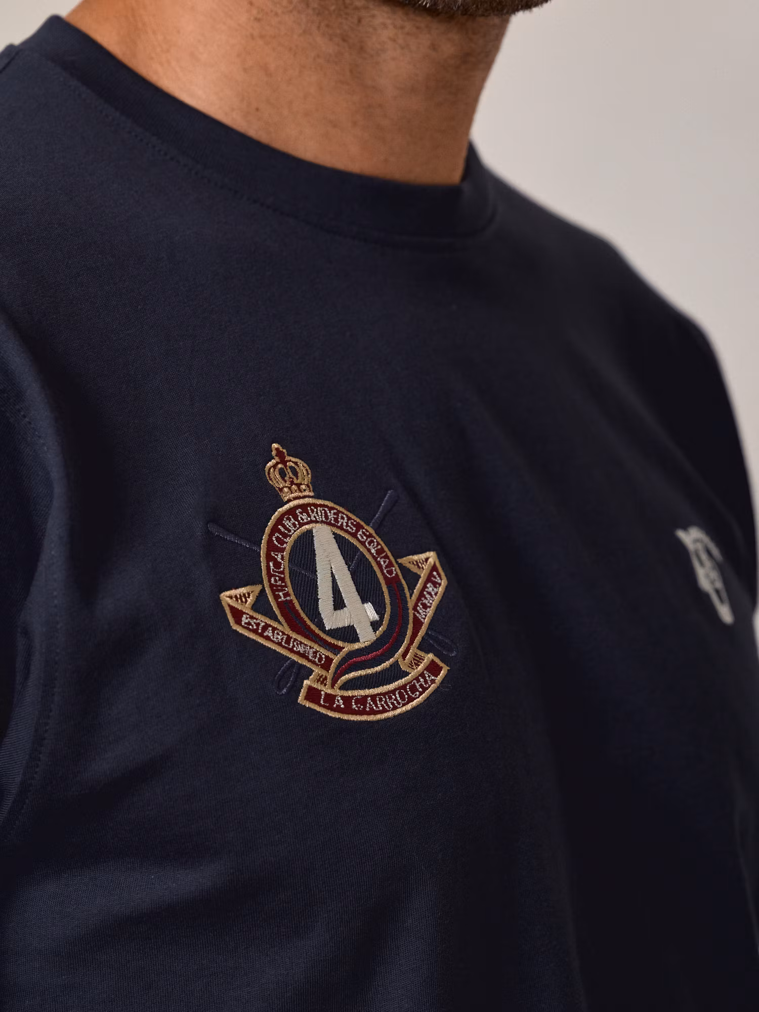 T-shirt Brasão Squad | Azul Marinho