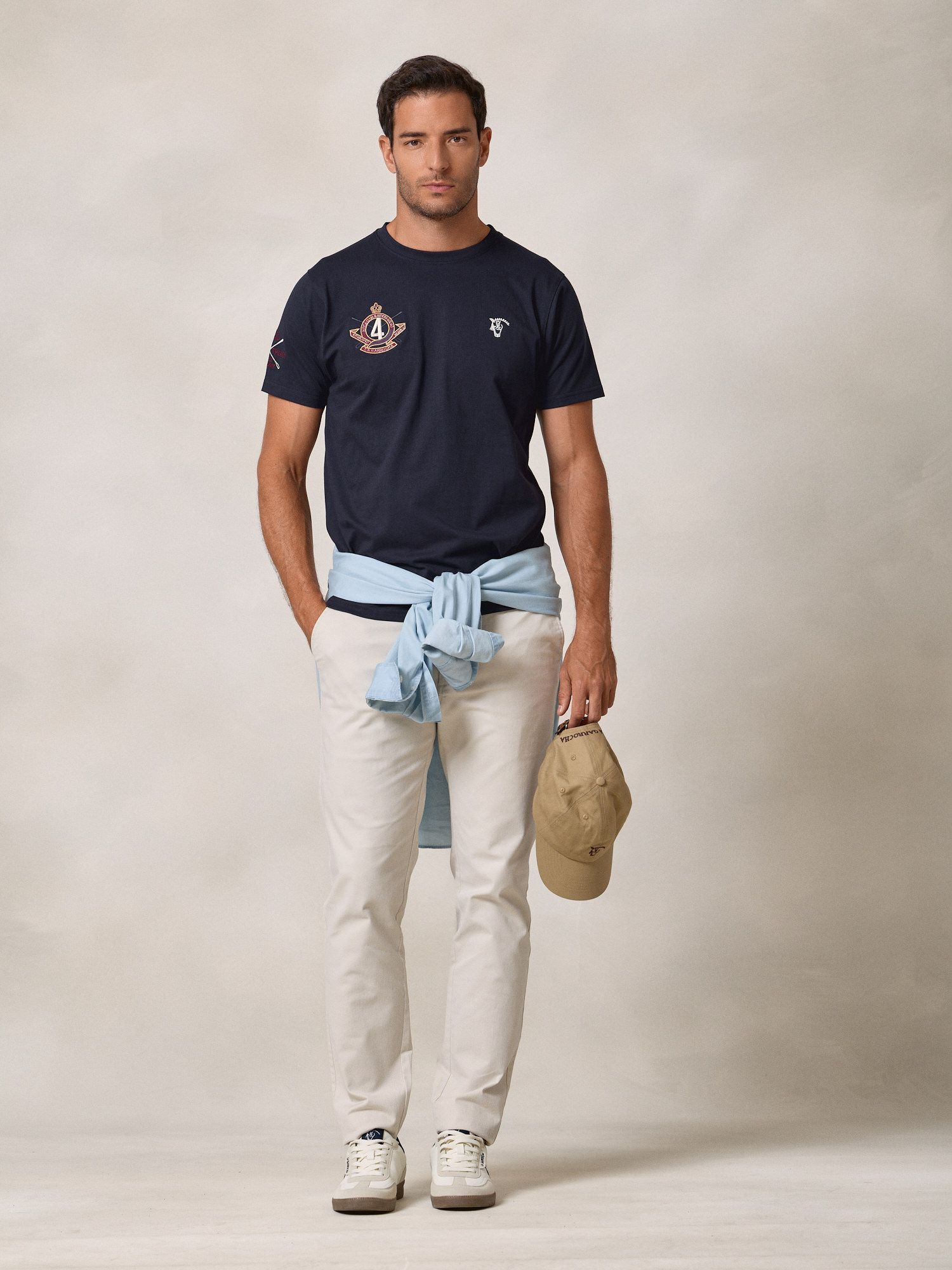 T-shirt Écusson Squad | Bleu Marine