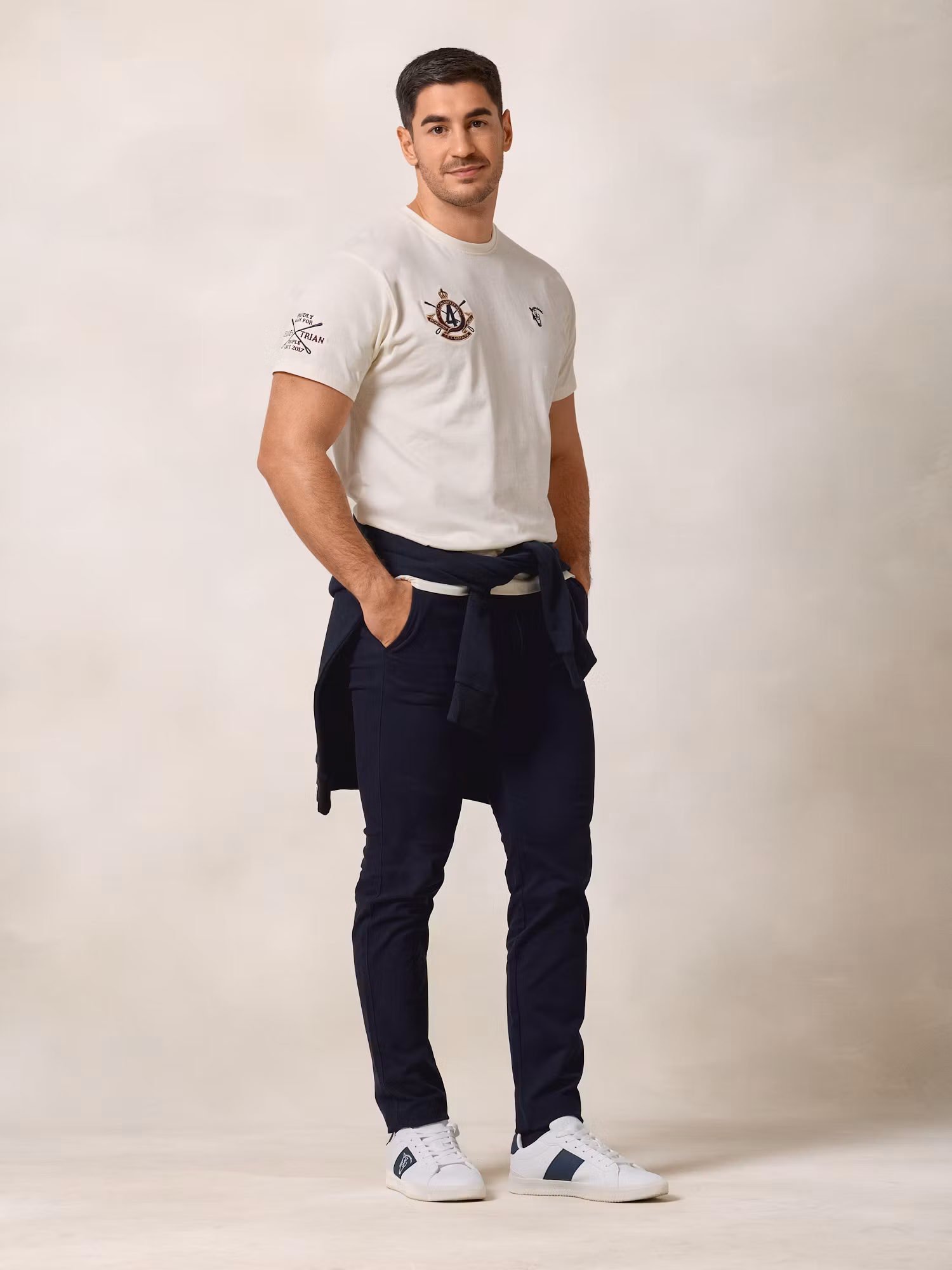 T-shirt Brasão Squad | Cru